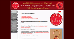 Desktop Screenshot of mager.hu
